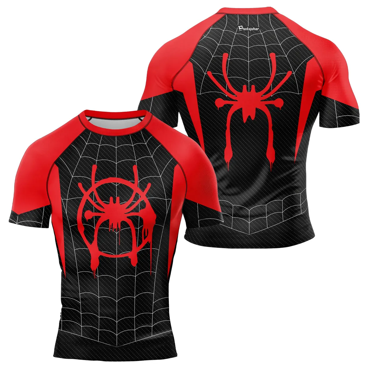 Red Spider Men's Short Sleeve Rash Guard