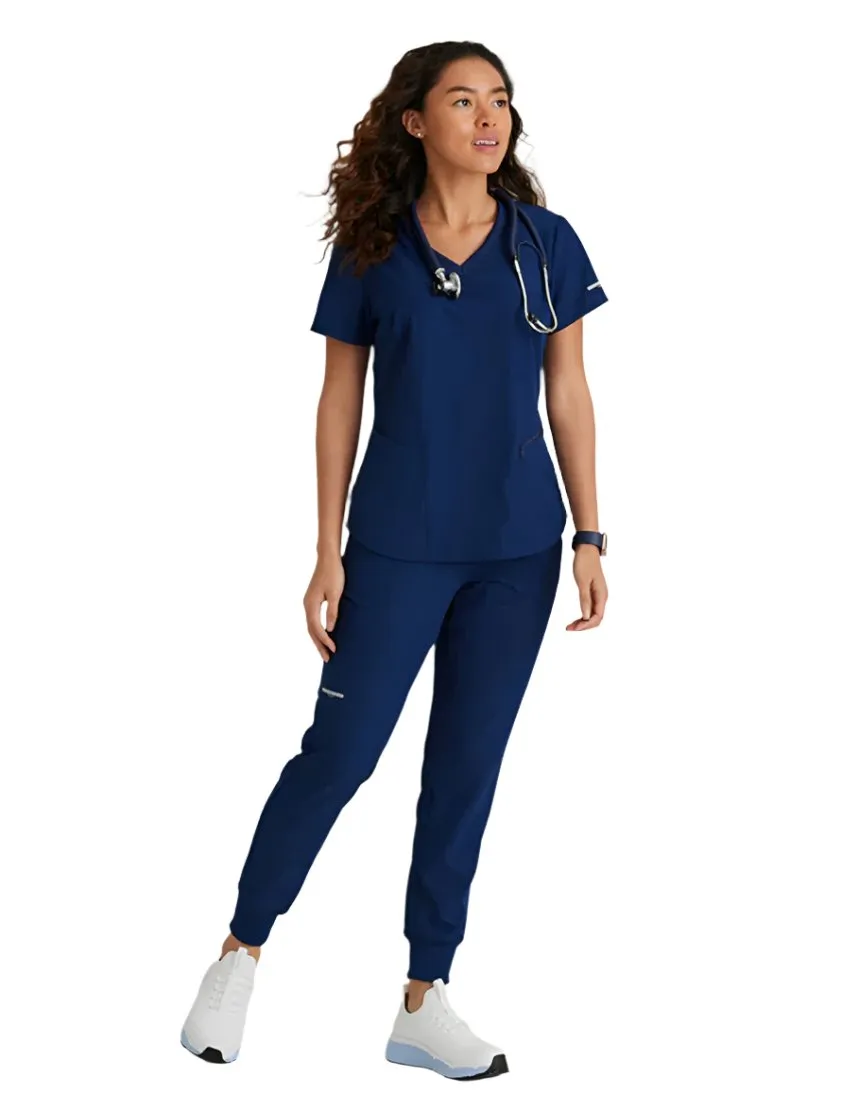 Skechers™ Vitality by Barco Electra 3-Pocket Ribbed V-Neck Scrub Top