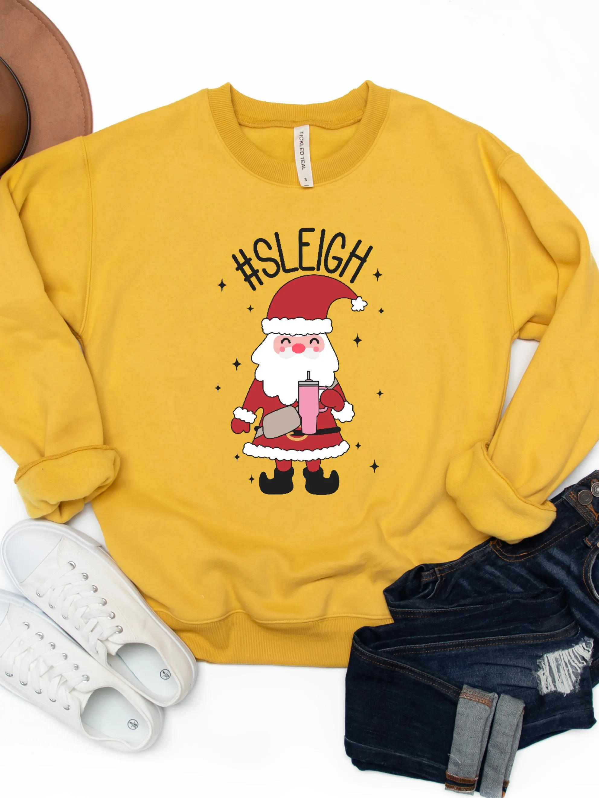#sleigh Santa (Beltbag/Stanley) Graphic Sweatshirt