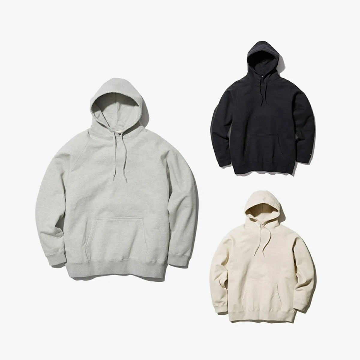 SNOW PEAK RECYCLED COTTON PULLOVER HOODIE