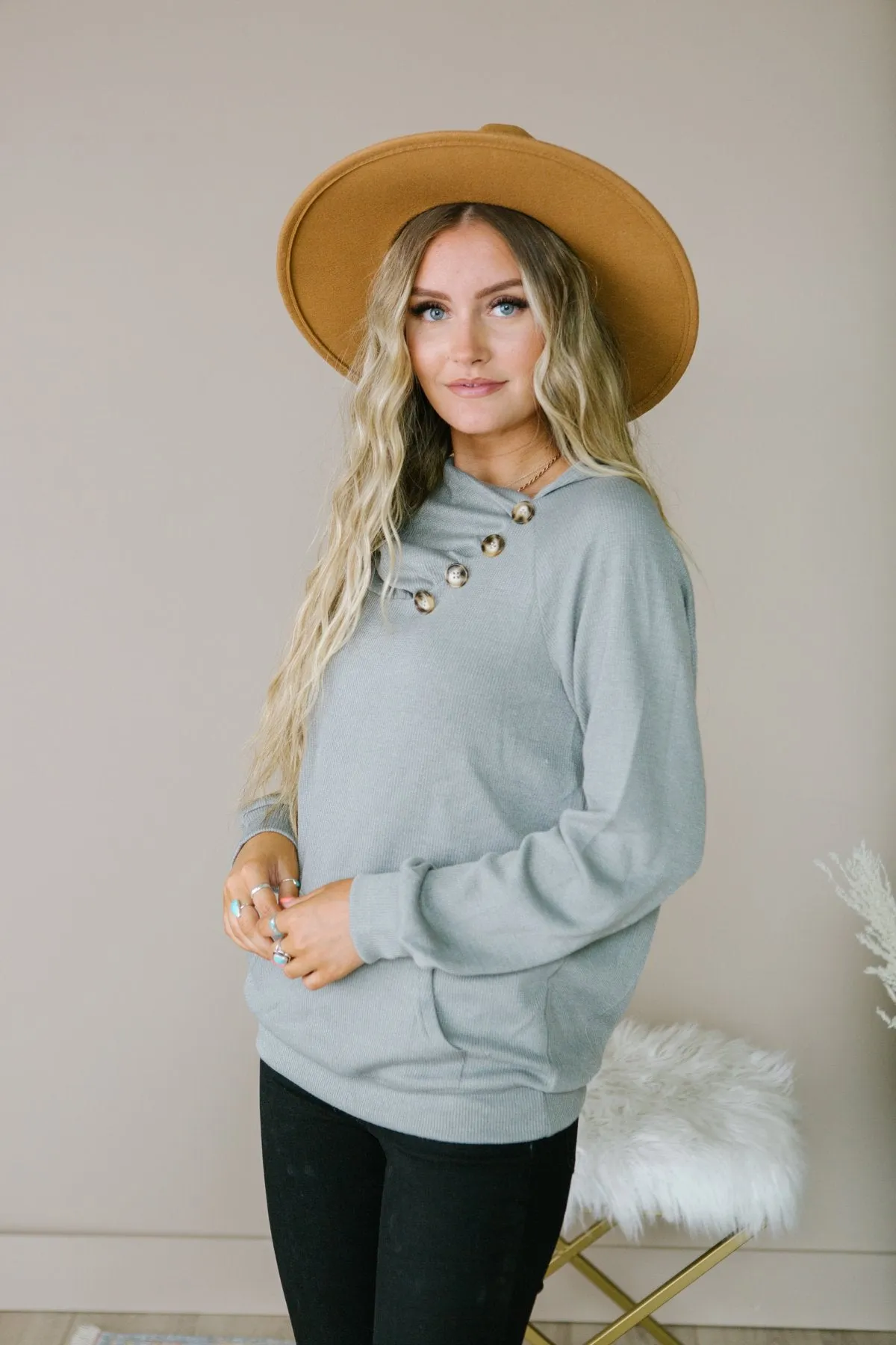 Soft Button Sweater