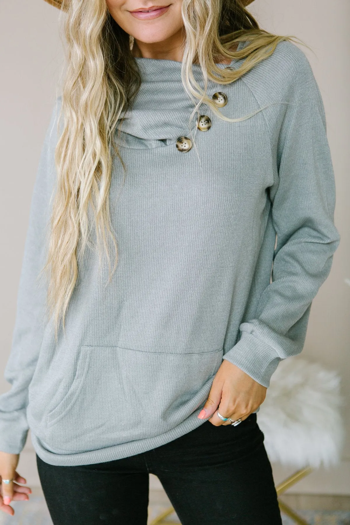 Soft Button Sweater