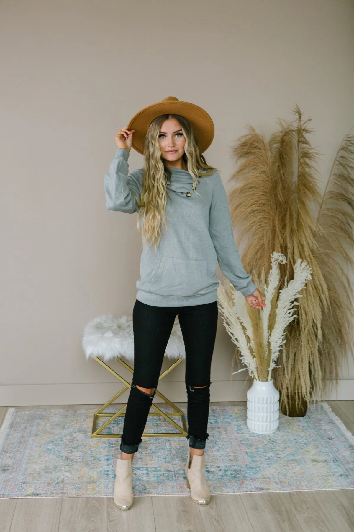 Soft Button Sweater