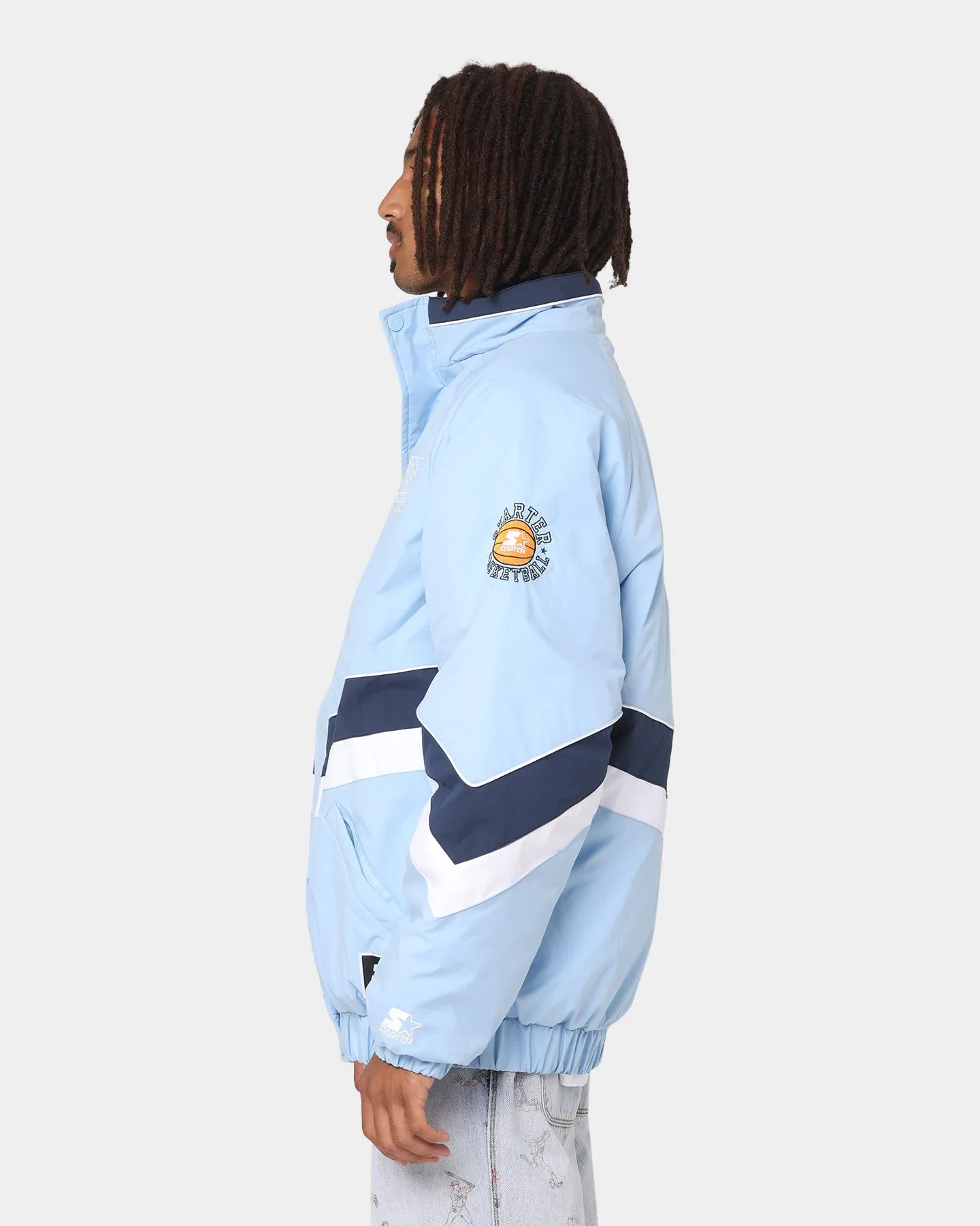 Starter V Track Jacket North Carolina Colourway/Light Blue