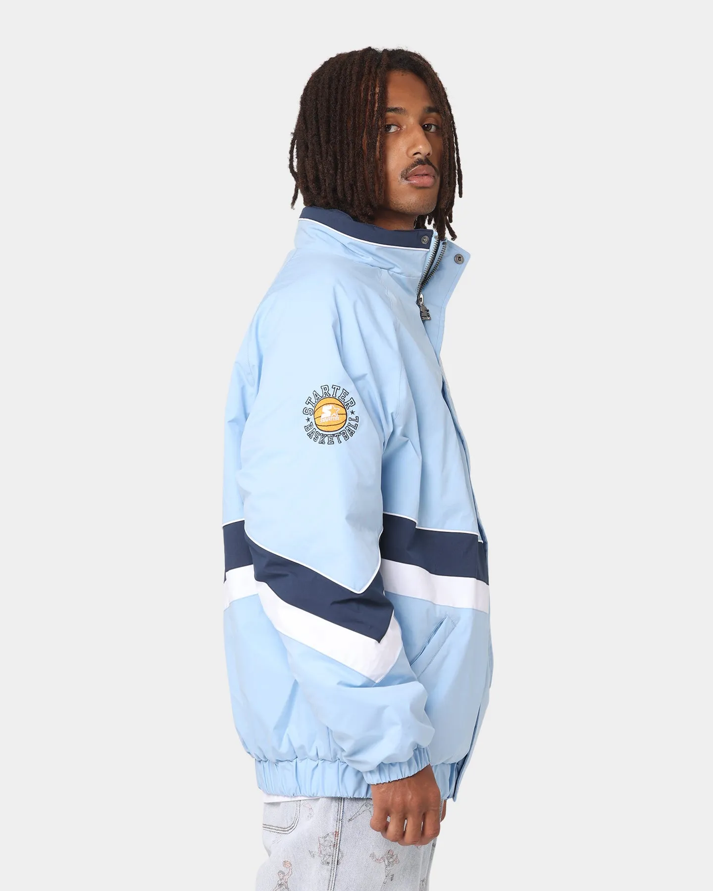 Starter V Track Jacket North Carolina Colourway/Light Blue