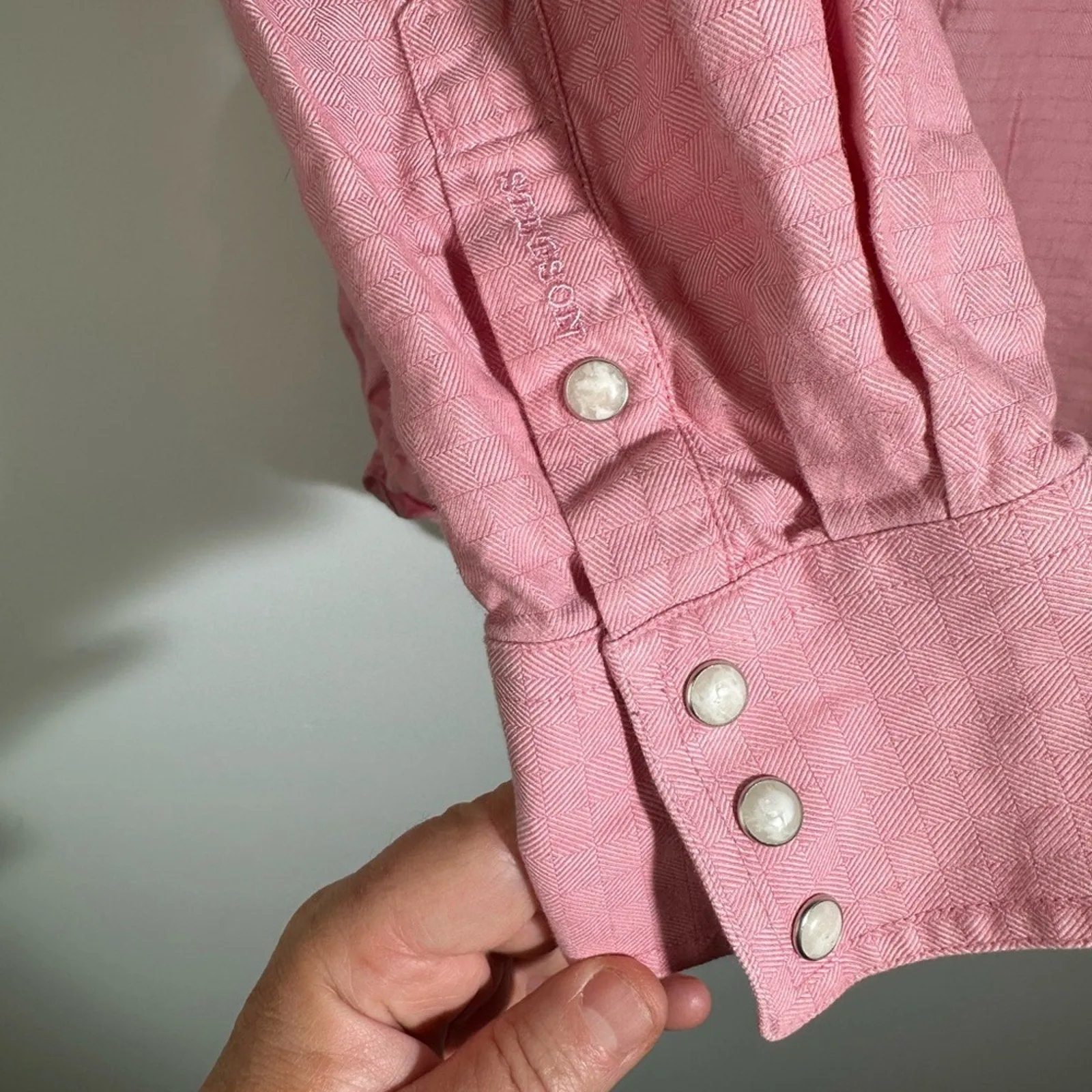 Stetson Pink Long Sleeve Shirt