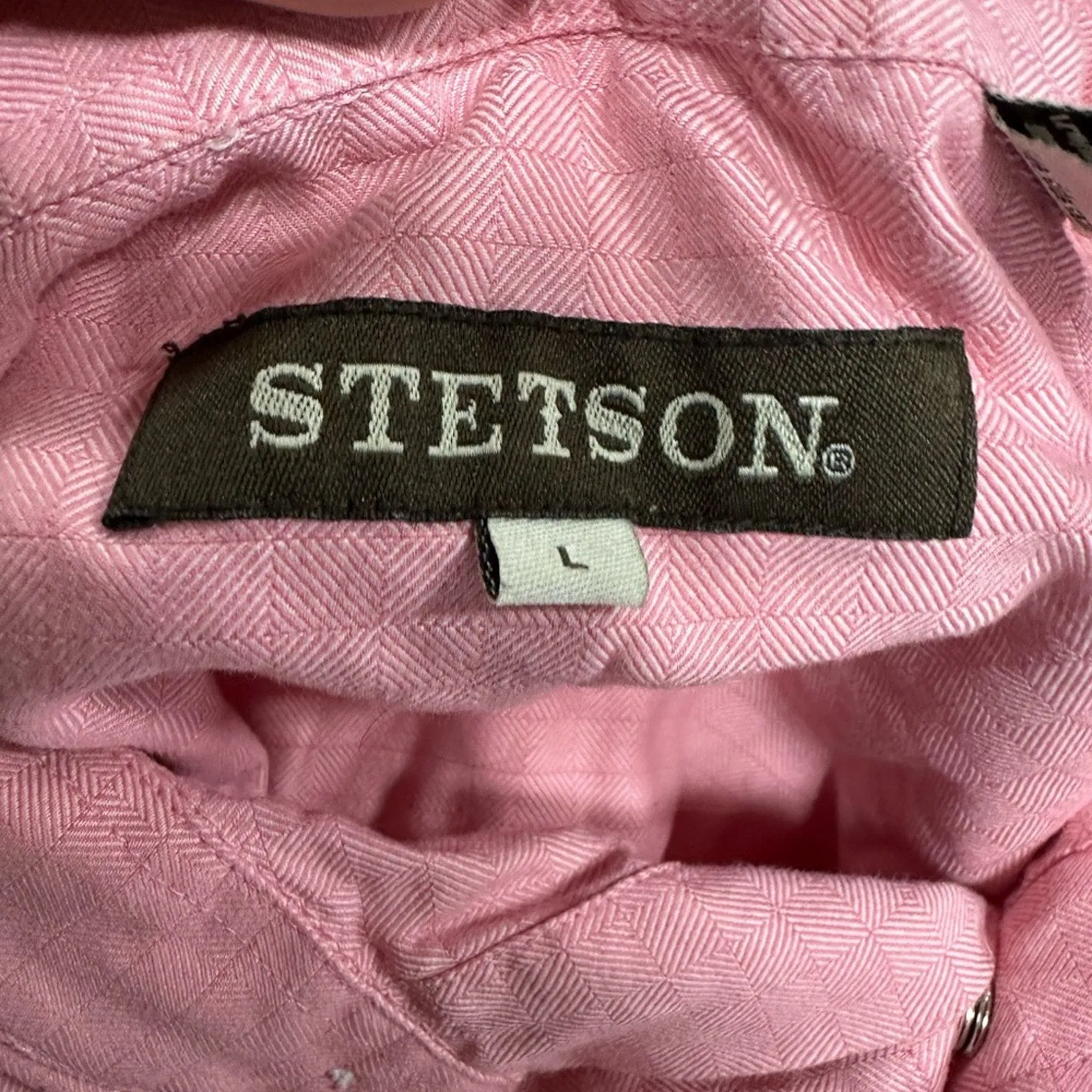 Stetson Pink Long Sleeve Shirt