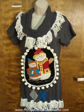 Super Cute Ugly Christmas Sweater Party Dress Size S