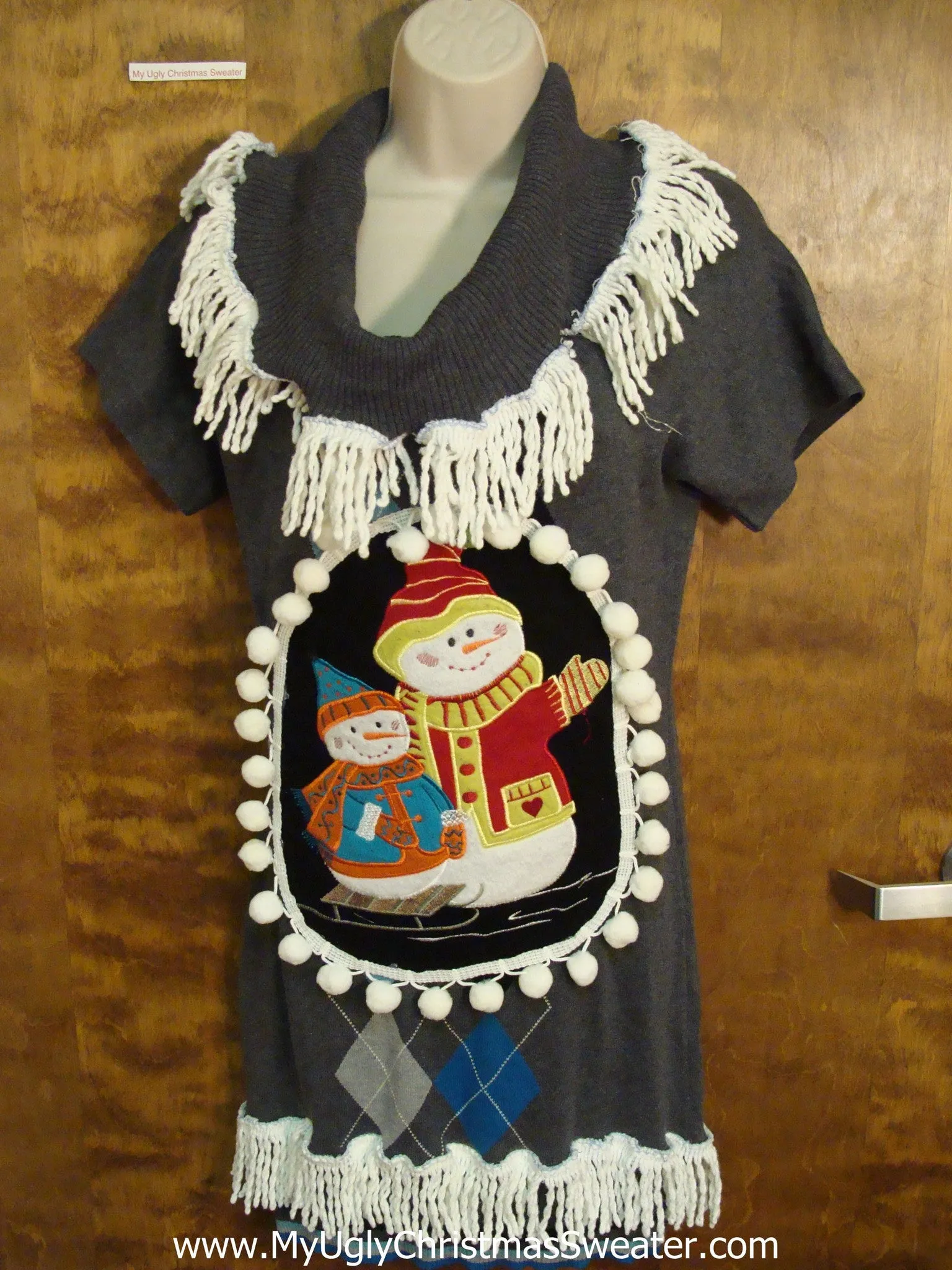 Super Cute Ugly Christmas Sweater Party Dress Size S