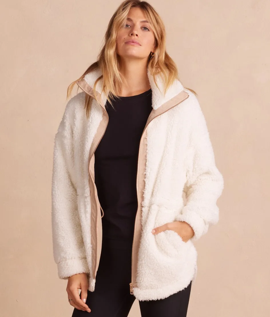 The High Pile Full-Zip Sherpa Jacket - Main