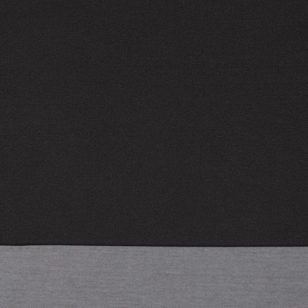 Vintage Dark Grey French Terry Fabric
