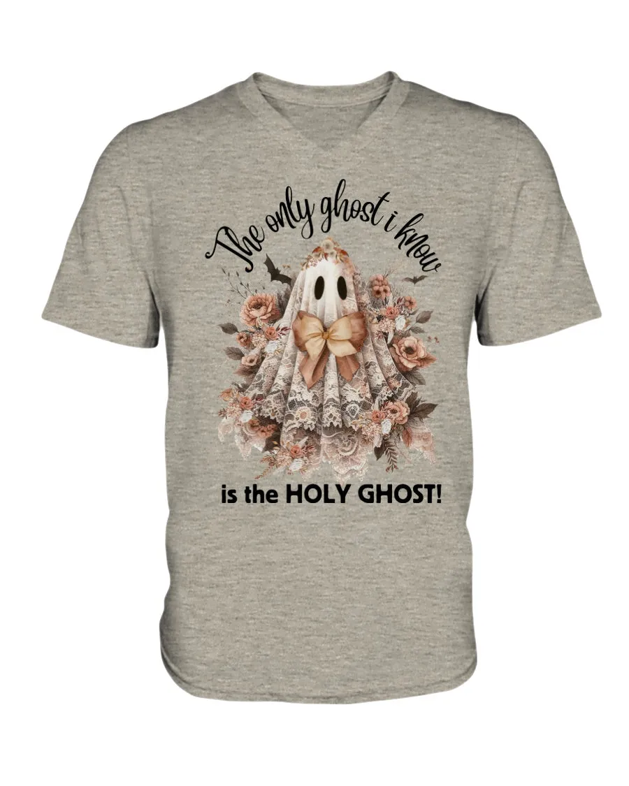 Vintage Holy ghost V-Neck Tee