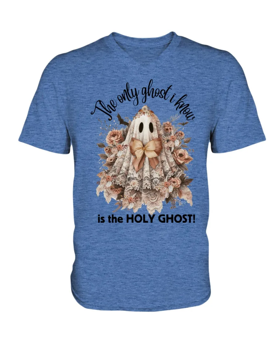 Vintage Holy ghost V-Neck Tee
