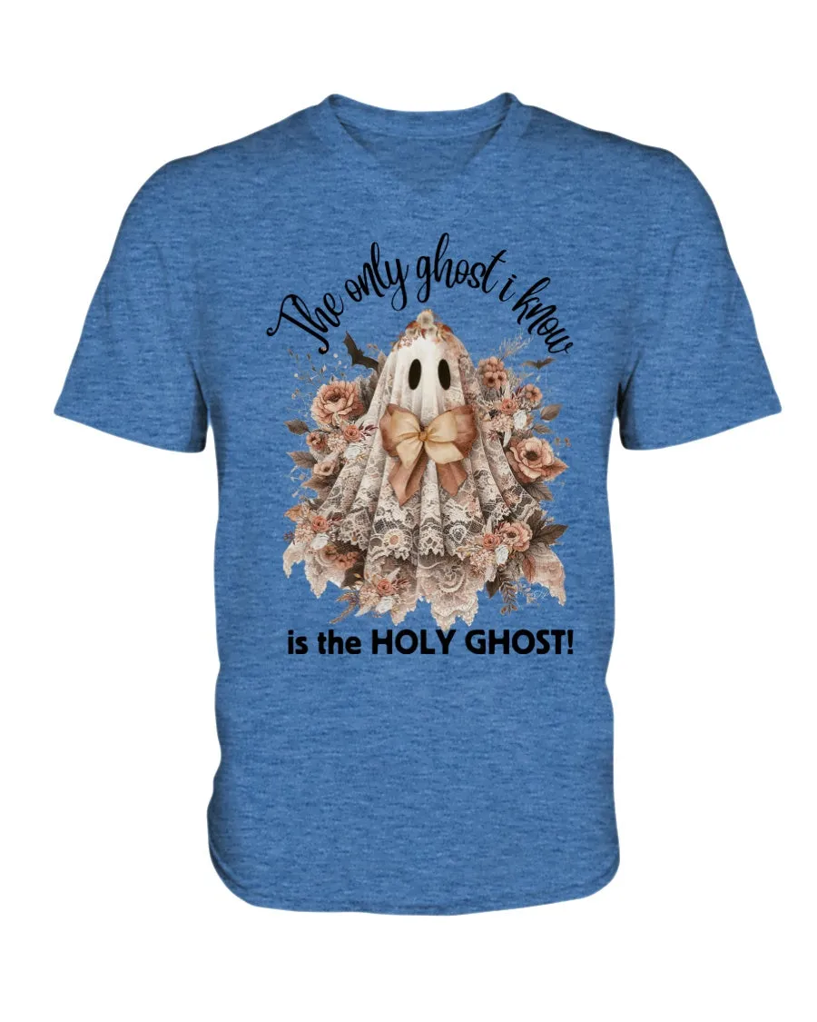 Vintage Holy ghost V-Neck Tee