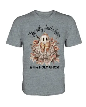 Vintage Holy ghost V-Neck Tee