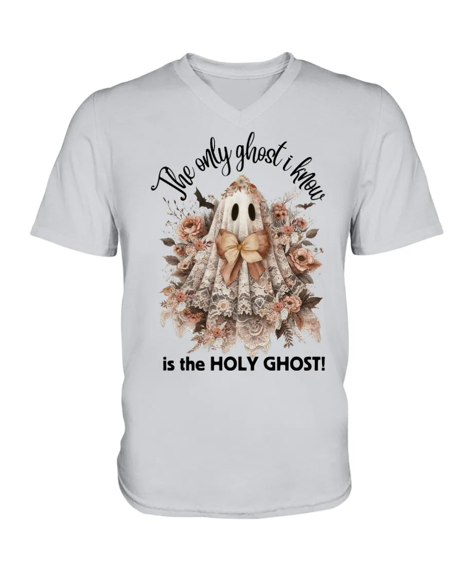 Vintage Holy ghost V-Neck Tee