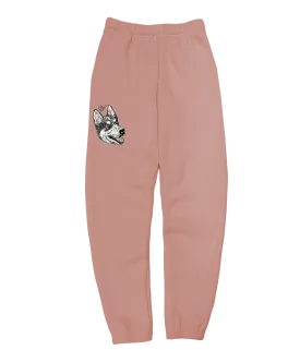 Women's Doodle Style Custom Pet Portrait Classic Sweatpants