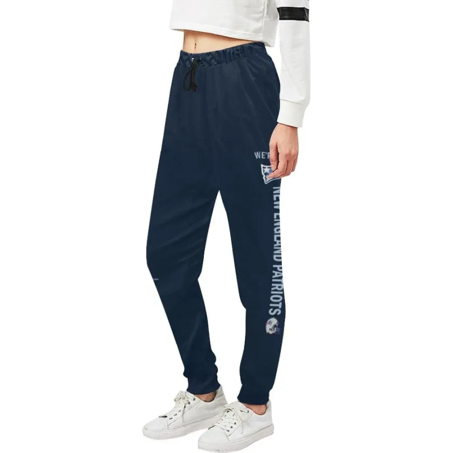 Women's New england patriots Sweatpants Navy Blue|Super bowl LIII champs Jogger Pants