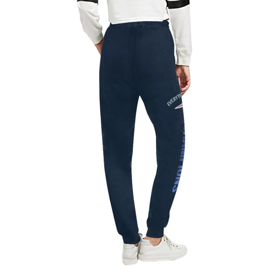Women's New england patriots Sweatpants Navy Blue|Super bowl LIII champs Jogger Pants