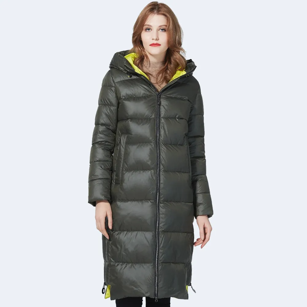 Women's Winter Down Duffle Parka Coat