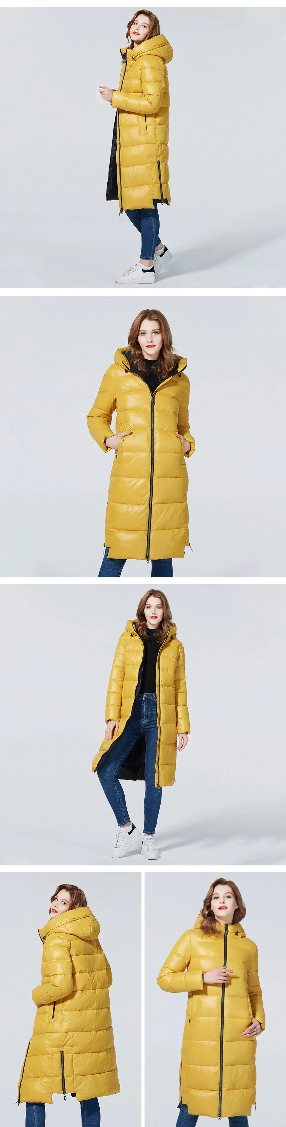 Women's Winter Down Duffle Parka Coat