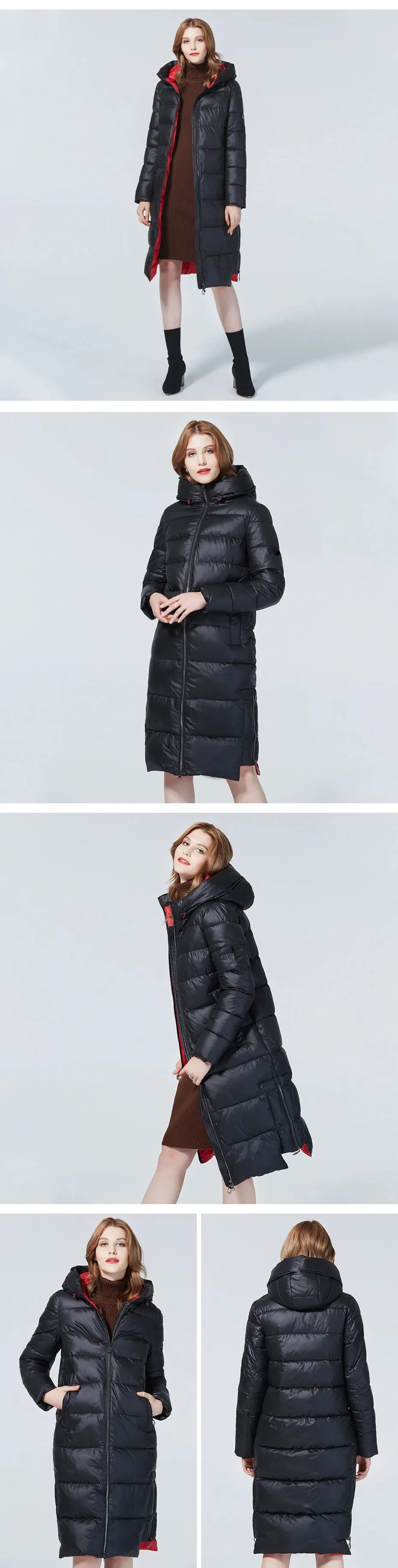 Women's Winter Down Duffle Parka Coat