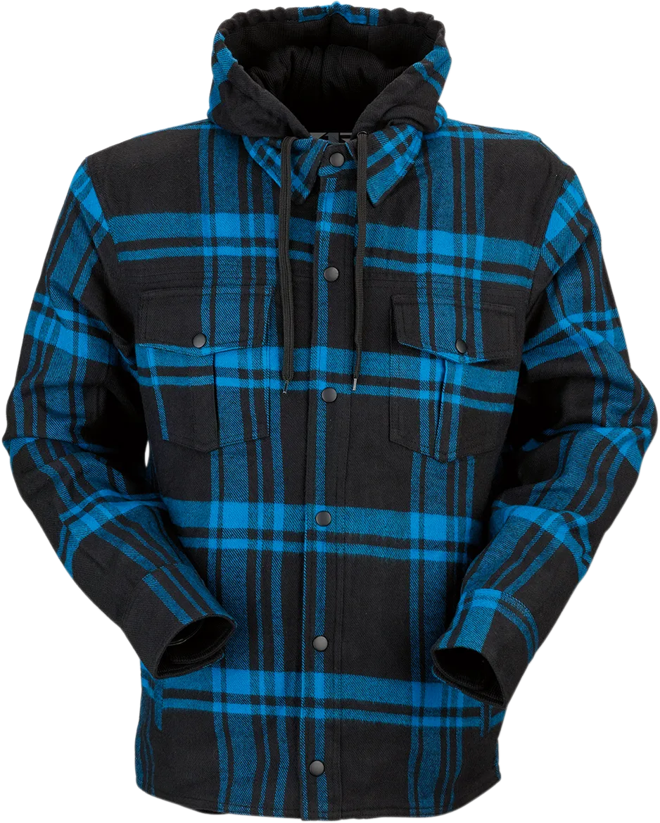 Z1R Timber Flannel Shirt - Black/Blue - 2XL 3040-2844