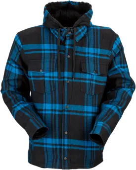 Z1R Timber Flannel Shirt - Black/Blue - 2XL 3040-2844